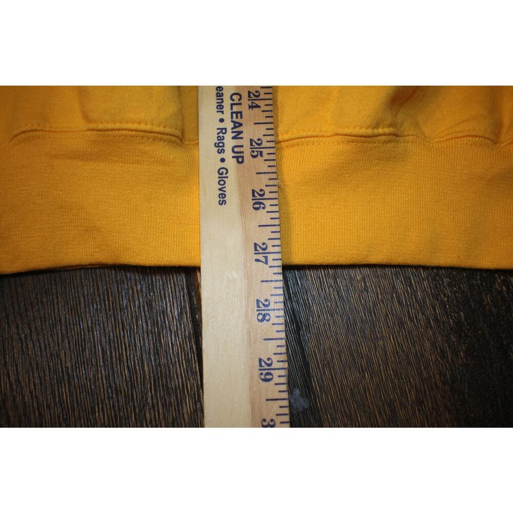 Champion Eco Fleece Marquette University Sweatshirt XXL Yellow Vintage sweater - Picture 10 of 10